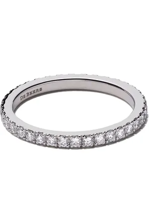 De Beers Platinum DB Classic ring met diamant