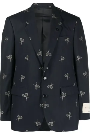 LARDINI Blazer met print
