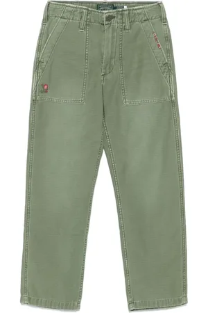 Ralph Lauren Cargo broek met borduurwerk