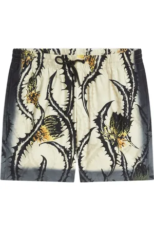 DRIES VAN NOTEN Zwembroek met print