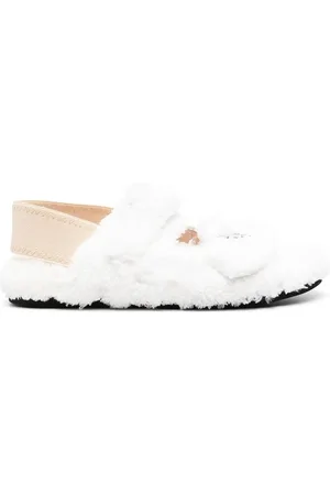 Nº21 Fussbett sandalen met geborduurd logo
