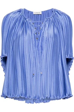 Lanvin Plissé blouse