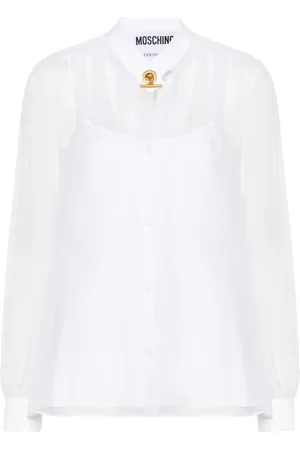Moschino Zijden blouse met T