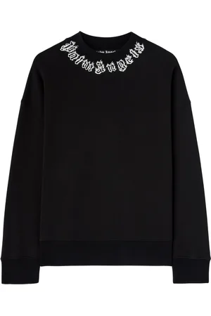 Palm Angels Katoenen sweater met logoprint