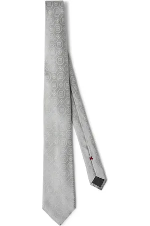 Brunello Cucinelli Stropdas met geometrisch patroon
