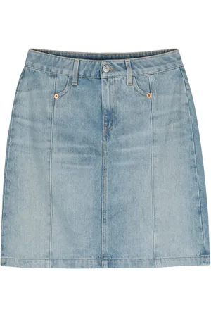 MARTINE ROSE Narrow denim mini