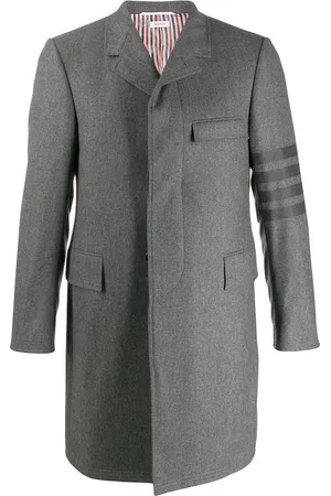 Thom Browne Mantel met 4 strepen