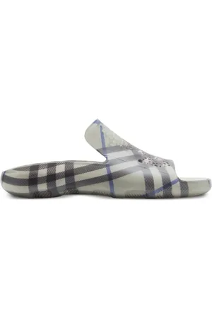 Burberry Stingray geruite slippers