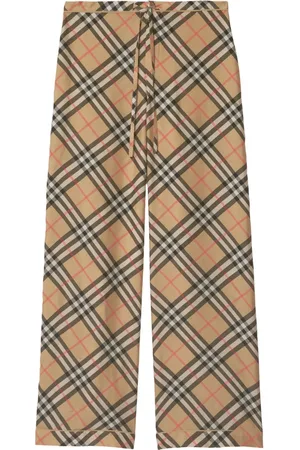 Burberry Geruite pyjamabroek