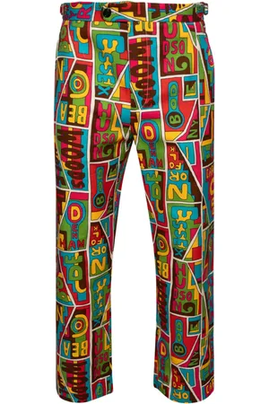 BODE New England broek met grafische print
