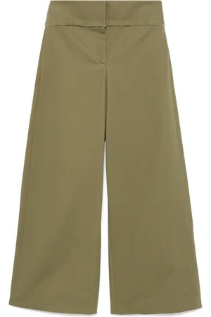 Alexander McQueen Broek met wijde pijpen