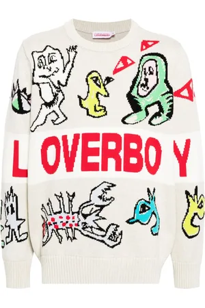 Charles Jeffrey Loverboy Intarsia trui