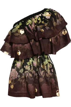 Cynthia Rowley Playsuit met bloemenprint en ruches