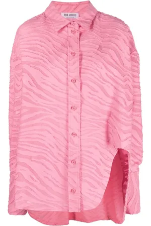 The Attico Diana shirt met lange mouwen