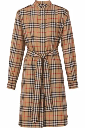 Burberry Geruite blousejurk
