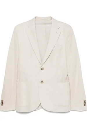 LUIGI BIANCHI MANTOVA Blazer met enkele rij knopen