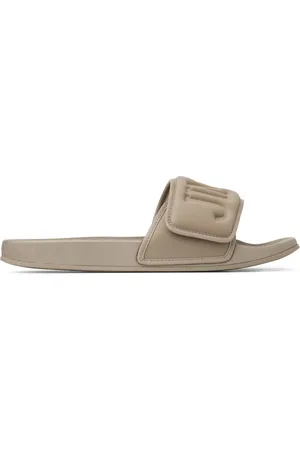Jimmy Choo Fitz/M slippers met logo