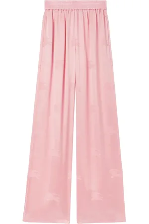 Burberry Broek met wijde pijpen