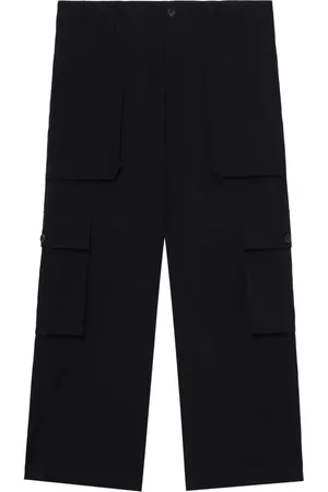 YOHJI YAMAMOTO Wollen broek met meerdere zakken