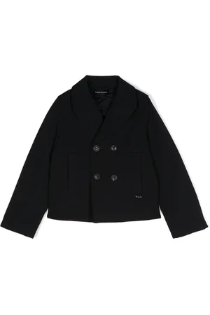 Emporio Armani Blazer met logoplakkaat