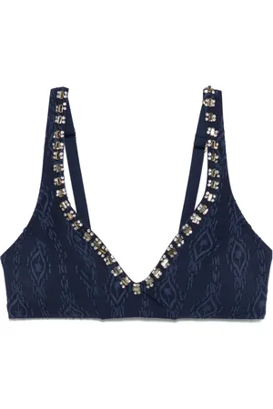Twin-Set Triangel bikinitop met reliëf