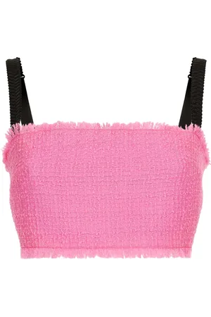 Dolce & Gabbana Rachel tweed cropped top