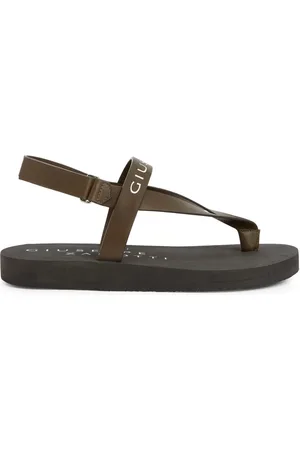 Giuseppe Zanotti Khais sandalen met logoprint