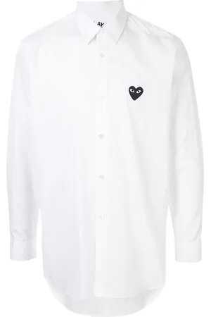 Comme des Garçons Overhemd met geborduurd logo