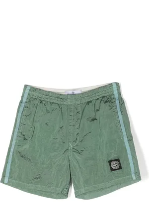 Stone Island Shorts met logopatch