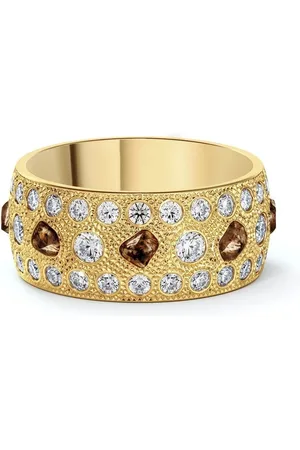 De Beers 18kt geelgouden Talisman ring met diamant