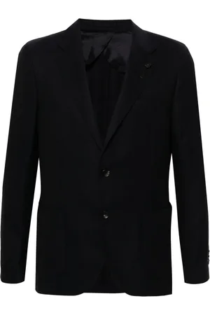 LARDINI Wollen blazer met enkele rij knopen