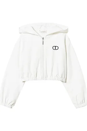 Twin-Set Hoodie met geborduurd logo
