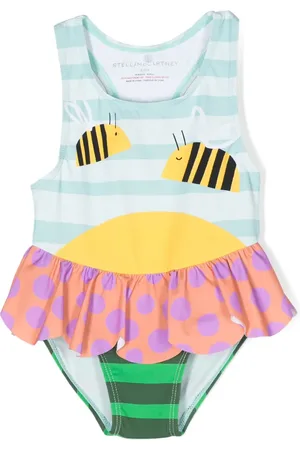 Stella McCartney Badpak met bijenprint