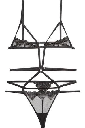 FLEUR DU MAL Body met geborduurd hart