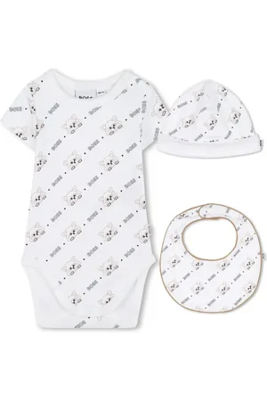 HUGO BOSS Babypakje en muts met logoprint