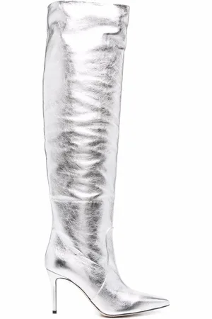 Scarosso Knielaarzen met metallic