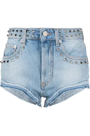 Alessandra Rich Short verfraaid met studs