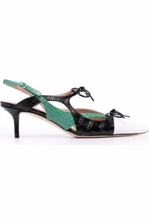 Scarosso Crush pumps met krokodillenleer