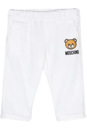 Moschino Katoenen broek met teddybeerprint