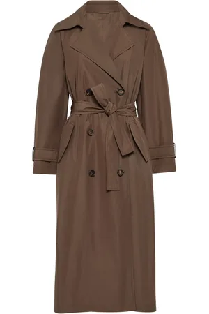 Brunello Cucinelli Trenchcoat verfraaid met kralen