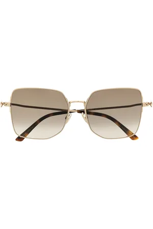 Jimmy Choo Trisha zonnebril met vierkant montuur