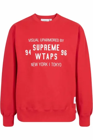 Supreme X WTAPS sweater met ronde hals