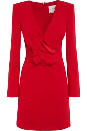 Roland Mouret Jurk met bloemenpatch