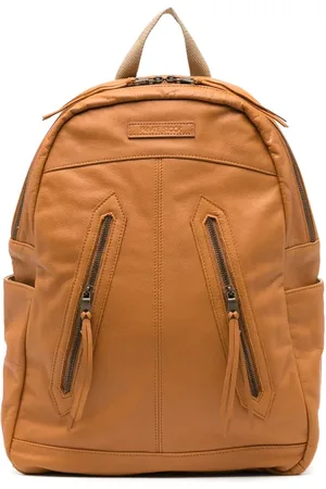 PRIVATE STOCK Leren rugzak met logo