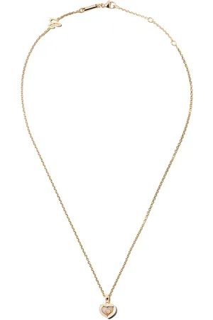 Chopard 18 kt geel Happy Diamonds Icons hanger ketting
