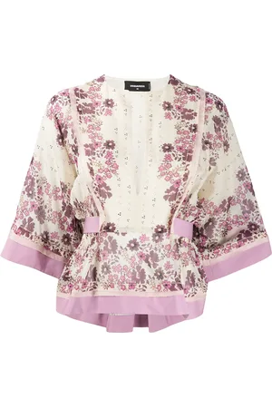 Dsquared2 Blouse met bloemenprint
