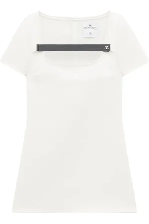 Courrèges Jurk met korte mouwen