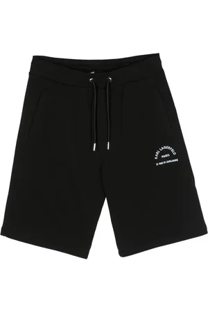 Karl Lagerfeld Katoenen trainingsshorts met geborduurd logo