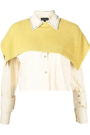 Izaak Azanei Blouse met cape