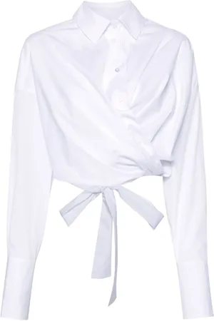 Viktor & Rolf Cropped wikkelblouse